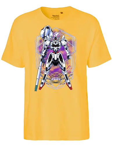 white magician  - anime, manga, gundam, calibarn, battlespace, battlerobot, gundamcardgame, witch, mobilesuit, gunpla - Fairtrade T-Shirt