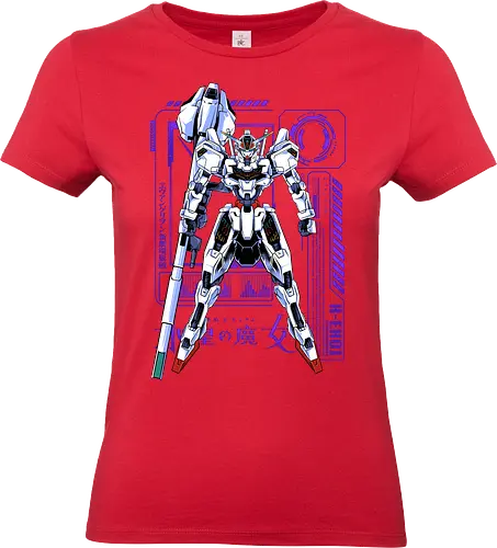 angel of mercury  - anime, manga, gundam, calibarn, battlespace, battlerobot, gundamcardgame, witch, mobilesuit, gunpla - Standard T-Shirt (Frauen)