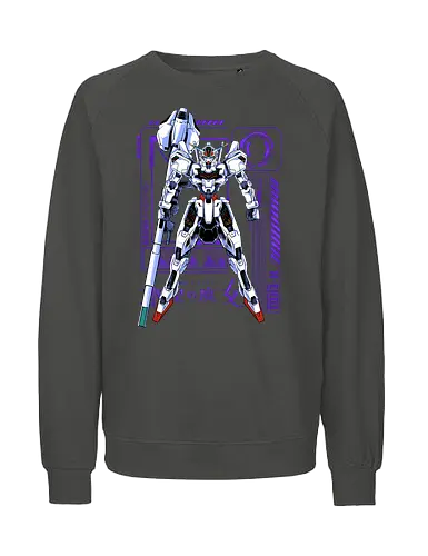 angel of mercury  - anime, manga, gundam, calibarn, battlespace, battlerobot, gundamcardgame, witch, mobilesuit, gunpla - Fairtrade Sweatshirt