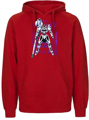 angel of mercury  - anime, manga, gundam, calibarn, battlespace, battlerobot, gundamcardgame, witch, mobilesuit, gunpla - Fairtrade Hoodie