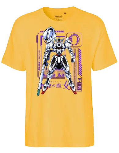 angel of mercury  - anime, manga, gundam, calibarn, battlespace, battlerobot, gundamcardgame, witch, mobilesuit, gunpla - Fairtrade T-Shirt