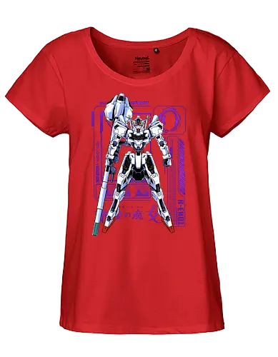 angel of mercury  - anime, manga, gundam, calibarn, battlespace, battlerobot, gundamcardgame, witch, mobilesuit, gunpla - Fairtrade Girl Shirt