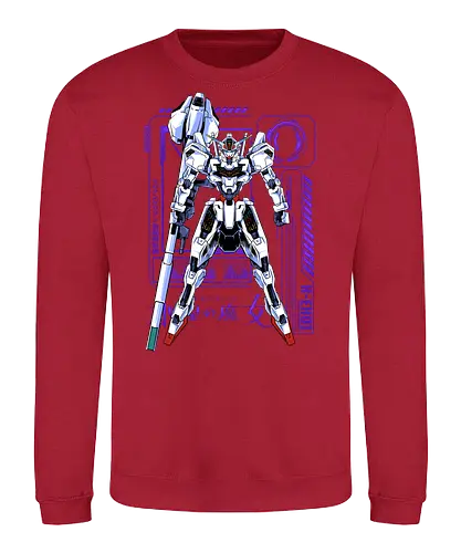 angel of mercury  - anime, manga, gundam, calibarn, battlespace, battlerobot, gundamcardgame, witch, mobilesuit, gunpla - Sweatshirt
