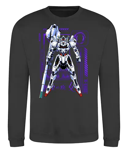 angel of mercury  - anime, manga, gundam, calibarn, battlespace, battlerobot, gundamcardgame, witch, mobilesuit, gunpla - Sweatshirt