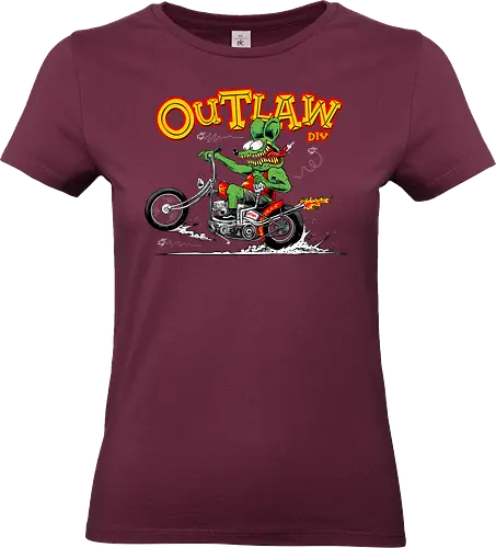 monster riding chopper - wheels, riding, rideforlive, rideordie, monster, ratfink, authentic, otomotive, racing, speed - Standard T-Shirt (Frauen)