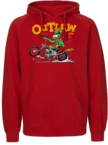 monster riding chopper - wheels, riding, rideforlive, rideordie, monster, ratfink, authentic, otomotive, racing, speed - Fairtrade Hoodie
