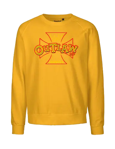 the outlaw - wheels, riding, rideforlive, rideordie, monster, ratfink, authentic, otomotive, racing, speed - Fairtrade Sweatshirt