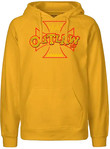 the outlaw - wheels, riding, rideforlive, rideordie, monster, ratfink, authentic, otomotive, racing, speed - Fairtrade Hoodie