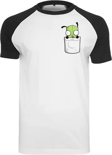 Grüner Roboter Taschenfreund - Cartoon Kunst
