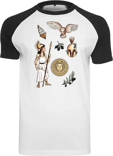 Göttin Athene - Raglan T-Shirt