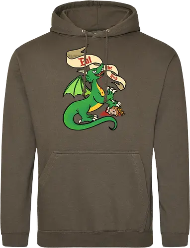 Eat the Rich 2 - Dragon, Drache, Eat the Rich - Standard Hoodie