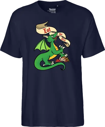 Eat the Rich 2 - Dragon, Drache, Eat the Rich - Fairtrade T-Shirt