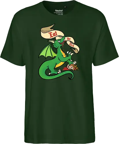 Eat the Rich 2 - Dragon, Drache, Eat the Rich - Fairtrade T-Shirt