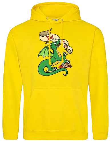 Eat the Rich 2 - Dragon, Drache, Eat the Rich - Standard Hoodie