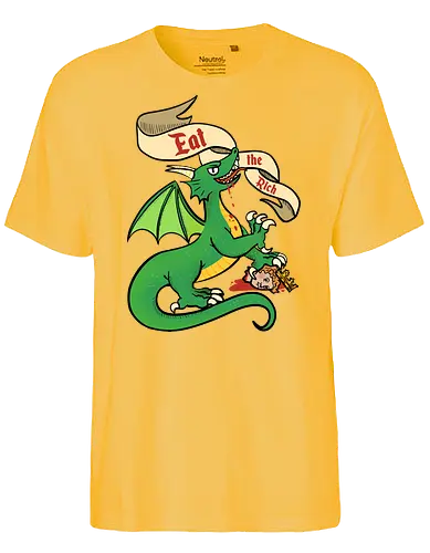 Eat the Rich 2 - Dragon, Drache, Eat the Rich - Fairtrade T-Shirt
