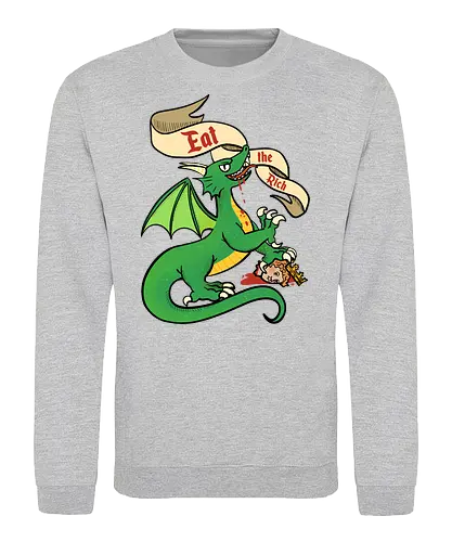 Eat the Rich 2 - Dragon, Drache, Eat the Rich - Sweatshirt