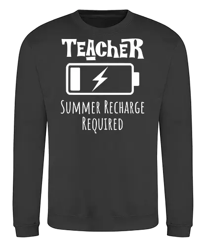 Lehrer Sommermodus Aktiv Lustiges Schuljahresende Design Für Lehrerinnen - Lehrerin, Sommerferien, Schuljahresende, Letzter Schultag, Lehrer Humor, Lustiger Lehrerspruch, Sommermodus, Ferienreif, Lehrer Geschenk, Pädagogin, Grundschullehrerin, Schule, Unterricht, Kollegium, Klassenlehrerin, Ferienbeginn, Lehrerleben, Schulalltag, Lustiges Motiv, Lehrkraft, Schulferien, Lehrerin Geschenkidee, Sommer Urlaub, Schulabschluss, Lehrer Spruch, Bildungswesen, Lehrer Motivation, Ferien Countdown, Lehrer Lifestyle, Humorvolles Design - Sweatshirt