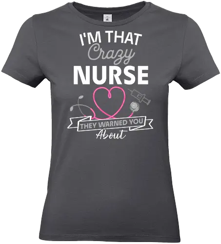 Ich Bin Die Verrückte Krankenschwester Vor Der Man Dich Gewarnt Hat Lustiges RN Pflege Design - Krankenschwester, Pflegekraft, RN, Registered Nurse, Pflege Humor, Lustige Krankenschwester, Krankenhaus, Krankenpflege, Pflegeberuf, Gesundheitswesen, Pflegepersonal, Klinik, Stationsalltag, Krankenschwester Geschenk, Medizin Humor, Arztpraxis, Pflege Team, Pflege Alltag, Examinierte Pflegekraft, Krankenhaus Humor, Kollegin Geschenk, Gesundheitsberuf, Pflege Motivation, Lustiger Spruch, Nurse Life, Pflege Lifestyle, Medizinisches Personal, Krankenschwester Spruch, Pflege Geschenkidee, Humorvolles Design - Standard T-Shirt (Frauen)