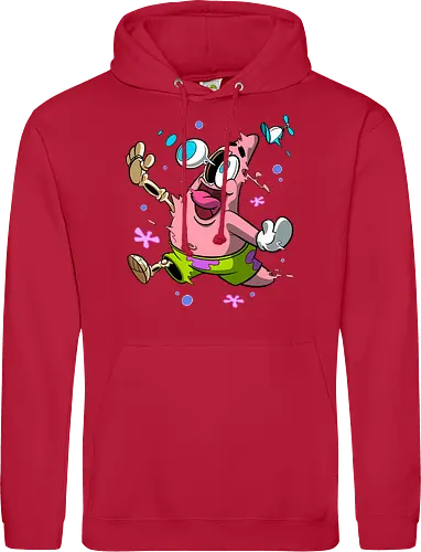 Verrückte rosa Sternenkreatur