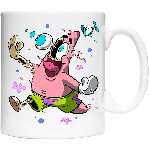 Verrückte rosa Sternenkreatur