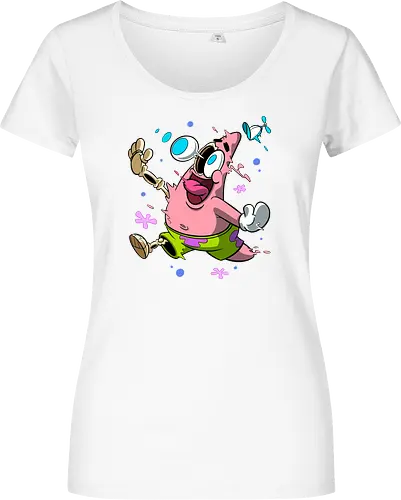 Verrückte rosa Sternenkreatur