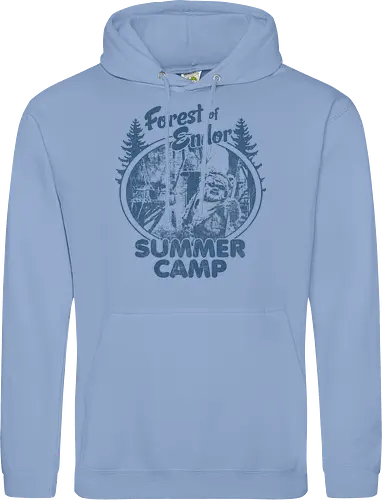 Retro-Wald-Sommercamp Bärenkrieger - Geek-Retro-Design, Nerd-Kultur-Shirt, Galaxie-Krieger-T-Shirt, Vintage-Popkultur, Retro-Sommercamp-Shirt, Waldkrieger-T-Shirt, Vintage-Camp-Abzeichen, Bären-Shirt, Sci-Fi-Wald-Shirt, Galaxie-Camp-Design, Retro-Abzeichen-T-Shirt, Pelzkrieger-Print, Weltraumwald-Shirt, Vintage-Sci-Fi-T-Shirt, Camp-Emblem-Shirt - Standard Hoodie