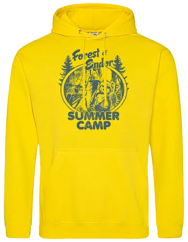 Retro-Wald-Sommercamp Bärenkrieger - Geek-Retro-Design, Nerd-Kultur-Shirt, Galaxie-Krieger-T-Shirt, Vintage-Popkultur, Retro-Sommercamp-Shirt, Waldkrieger-T-Shirt, Vintage-Camp-Abzeichen, Bären-Shirt, Sci-Fi-Wald-Shirt, Galaxie-Camp-Design, Retro-Abzeichen-T-Shirt, Pelzkrieger-Print, Weltraumwald-Shirt, Vintage-Sci-Fi-T-Shirt, Camp-Emblem-Shirt - Standard Hoodie