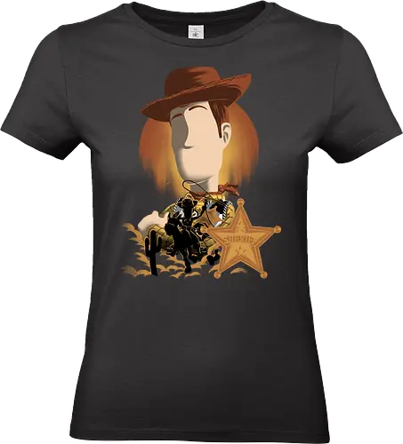 Round Up Gang Sheriff - Woody, Cowboy - Standard T-Shirt (Frauen)