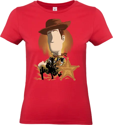 Round Up Gang Sheriff - Woody, Cowboy - Standard T-Shirt (Frauen)
