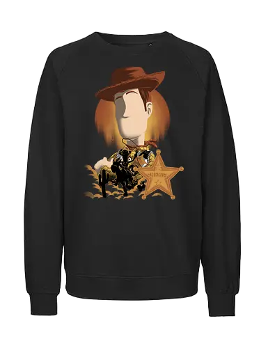 Round Up Gang Sheriff - Woody, Cowboy - Fairtrade Sweatshirt