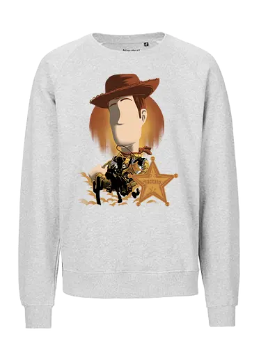 Round Up Gang Sheriff - Woody, Cowboy - Fairtrade Sweatshirt