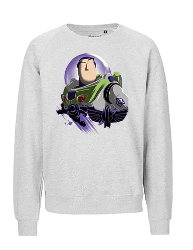 Star Comman Captain - Buzz, Lightyear, Space Ranger - Fairtrade Sweatshirt