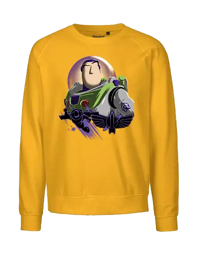 Star Comman Captain - Buzz, Lightyear, Space Ranger - Fairtrade Sweatshirt