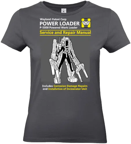 P-5000 Industrie-Exosuit Technisches Servicehandbuch - Industrie Exosuit Handbuch, Retro Sci-Fi Kunst, mechanisches Roboter-Shirt, Vintage Tech Handbuch, Sci-Fi Geek Design, Nerd Kultur Bekleidung, futuristischer Roboterdruck, retro Servicehandbuch Kunst, Geek Premium Shirt, mechanisches Exoskelett, Sci-Fi klassisches Design, Nerd Humor Shirt, Popkultur Bekleidung, retro futuristische Kunst, exklusiver Geek Druck - Standard T-Shirt (Frauen)