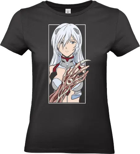 Angelic Anatomy: The First Vessel - Evangelion shirt, Rei Ayanami merch, biomechanical anime graphic, body horror streetwear, First Child apparel, dark anime aesthetic clothing, anatomical mecha tee, 90s sci-fi anime design, cyber goth otaku fashion, psychological anime shirt - Standard T-Shirt (Frauen)