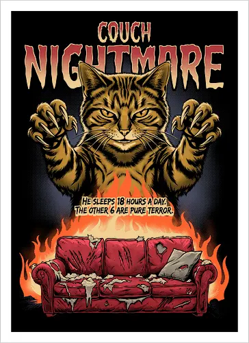 LUSTIGE PARODIE AUF EINEN KATZEN-HORRORFILM