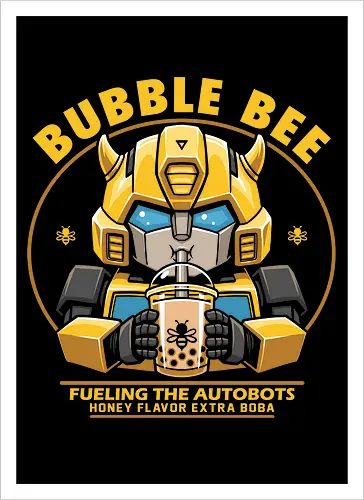 Bubble Bee Boba Tea – Lustige, niedliche Roboter-Parodie