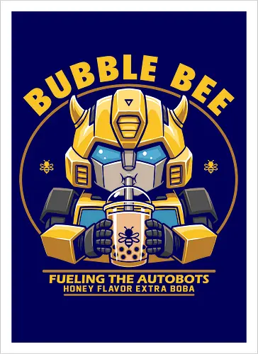 Bubble Bee Boba Tea – Lustige, niedliche Roboter-Parodie