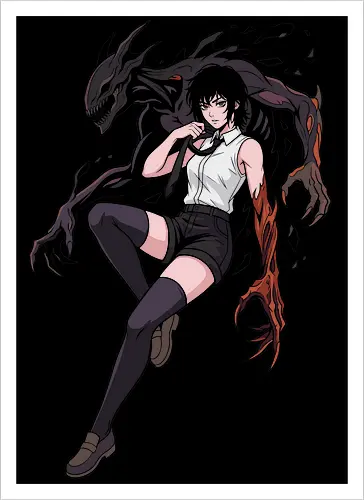 The Alien Vessel - anime symbiote shirt, sci-fi anime apparel, dark manga graphic tee, alien parasite design, edgy otaku streetwear, aesthetic anime girl clothing, body horror graphic, minimalist anime fashion, dark fantasy streetwear, monster girl merch - Kunstdruck