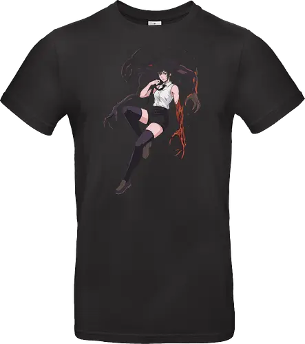 The Alien Vessel - anime symbiote shirt, sci-fi anime apparel, dark manga graphic tee, alien parasite design, edgy otaku streetwear, aesthetic anime girl clothing, body horror graphic, minimalist anime fashion, dark fantasy streetwear, monster girl merch - Standard T-Shirt