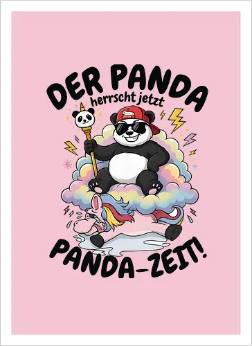 Der Panda herrscht jetzt – Lustiges Panda Meme