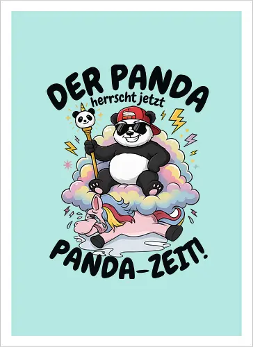 Der Panda herrscht jetzt – Lustiges Panda Meme