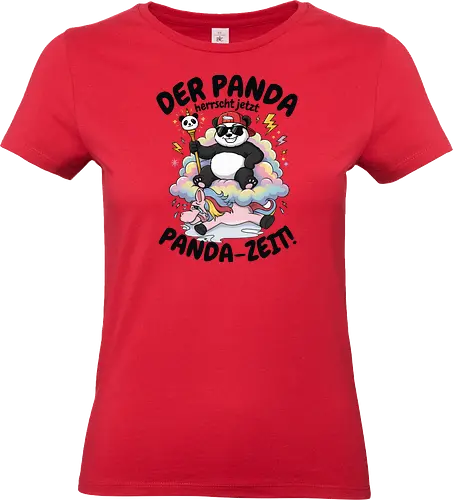 Der Panda herrscht jetzt – Lustiges Panda Meme - Panda, Pandabär, Comic, Cartoon, Fun, Humor, Lustig, Geek, Nerd, Tiermotiv, Geschenkidee, Tierfreund, Manga Style, Kawaii, Meme, Funshirt, Trend, Animal Lover, Cool Panda, Panda Lover - Standard T-Shirt (Frauen)