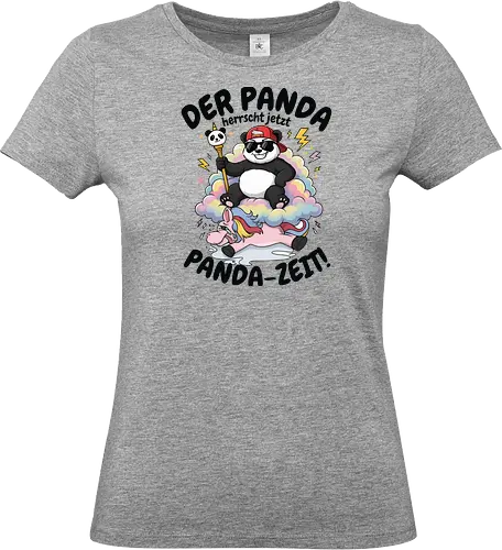 Der Panda herrscht jetzt – Lustiges Panda Meme - Panda, Pandabär, Comic, Cartoon, Fun, Humor, Lustig, Geek, Nerd, Tiermotiv, Geschenkidee, Tierfreund, Manga Style, Kawaii, Meme, Funshirt, Trend, Animal Lover, Cool Panda, Panda Lover - Standard T-Shirt (Frauen)