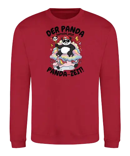 Der Panda herrscht jetzt – Lustiges Panda Meme - Panda, Pandabär, Comic, Cartoon, Fun, Humor, Lustig, Geek, Nerd, Tiermotiv, Geschenkidee, Tierfreund, Manga Style, Kawaii, Meme, Funshirt, Trend, Animal Lover, Cool Panda, Panda Lover - Sweatshirt