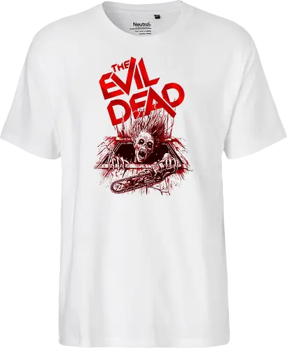 Untoter aus der Tiefe – Horror Zombie - evil dead, horror, zombie, undead, monster, halloween, horrorfilm, grusel, scary, cult movie, retro horror, horror fan, splatter, scream, creepy, dark art, geek, nerd, fright, terror - Fairtrade T-Shirt