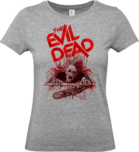 Untoter aus der Tiefe – Horror Zombie - evil dead, horror, zombie, undead, monster, halloween, horrorfilm, grusel, scary, cult movie, retro horror, horror fan, splatter, scream, creepy, dark art, geek, nerd, fright, terror - Standard T-Shirt (Frauen)