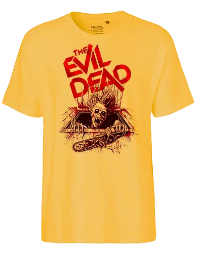 Untoter aus der Tiefe – Horror Zombie - evil dead, horror, zombie, undead, monster, halloween, horrorfilm, grusel, scary, cult movie, retro horror, horror fan, splatter, scream, creepy, dark art, geek, nerd, fright, terror - Fairtrade T-Shirt