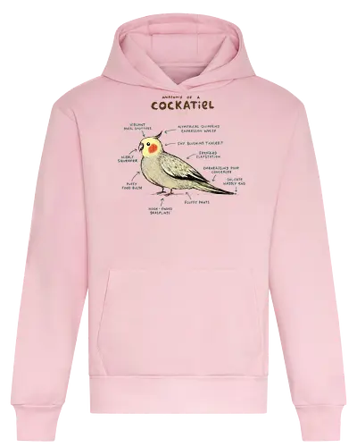 Nymphensittich Anatomie - Lustiger Pet-Liebhaber-Guide - Nymphensittich T-Shirt, Vogelanatomie, Haustier-Mode, lustiges Shirt, Popkultur, Fun-T-Shirt, Geschenk für Tierfreunde, Vogelliebhaber, Freizeitmode, kreatives T-Shirt, süßer Nymphensittich, Geek-Style, bequeme Kleidung, illustriertes T-Shirt, Haustierwelt - Heavyweight Hoodie