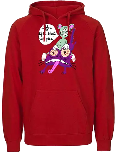 Lifestyle-Teilzeit - Arbeit, Zeitarbeit, Wirtschaft, Neoliberalismus, Erschöpfung, Toons - Fairtrade Hoodie